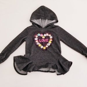 DISNEY girls knit hoodie